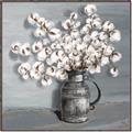 Picture of Cotton Flower _GroupedProduct_Square_Canvas_Framed_