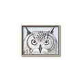 Picture of Close-up The Owl Head _GroupedProduct_Rectangle_Landscape_Canvas_Framed_