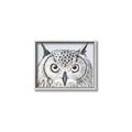 Picture of Close-up The Owl Head _GroupedProduct_Rectangle_Landscape_Canvas_Framed_