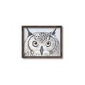 Picture of Close-up The Owl Head _GroupedProduct_Rectangle_Landscape_Canvas_Framed_