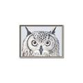 Picture of Close-up The Owl Head _GroupedProduct_Rectangle_Landscape_Canvas_Framed_