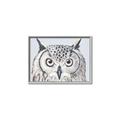 Picture of Close-up The Owl Head _GroupedProduct_Rectangle_Landscape_Canvas_Framed_