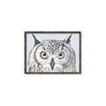 Picture of Close-up The Owl Head _GroupedProduct_Rectangle_Landscape_Canvas_Framed_