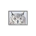 Picture of Close-up The Owl Head _GroupedProduct_Rectangle_Landscape_Canvas_Framed_