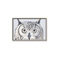 Picture of Close-up The Owl Head _GroupedProduct_Rectangle_Landscape_Canvas_Framed_