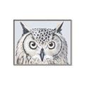 Picture of Close-up The Owl Head _GroupedProduct_Rectangle_Landscape_Canvas_Framed_