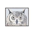 Picture of Close-up The Owl Head _GroupedProduct_Rectangle_Landscape_Canvas_Framed_