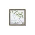 Picture of Green stem clear vase _GroupedProduct_Square_Canvas_Framed_