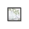 Picture of Green stem clear vase _GroupedProduct_Square_Canvas_Framed_