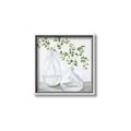 Picture of Green stem clear vase _GroupedProduct_Square_Canvas_Framed_