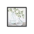 Picture of Green stem clear vase _GroupedProduct_Square_Canvas_Framed_