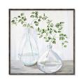 Picture of Green stem clear vase _GroupedProduct_Square_Canvas_Framed_