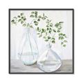 Picture of Green stem clear vase _GroupedProduct_Square_Canvas_Framed_