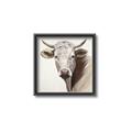 Picture of Neutral Cow _GroupedProduct_Square_Canvas_Framed_