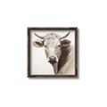 Picture of Neutral Cow _GroupedProduct_Square_Canvas_Framed_