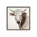 Picture of Neutral Cow _GroupedProduct_Square_Canvas_Framed_