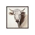 Picture of Neutral Cow _GroupedProduct_Square_Canvas_Framed_