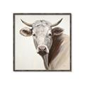 Picture of Neutral Cow _GroupedProduct_Square_Canvas_Framed_