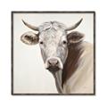 Picture of Neutral Cow _GroupedProduct_Square_Canvas_Framed_