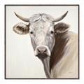 Picture of Neutral Cow _GroupedProduct_Square_Canvas_Framed_