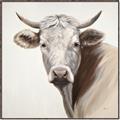 Picture of Neutral Cow _GroupedProduct_Square_Canvas_Framed_