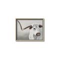 Picture of Cow with Big Horn _GroupedProduct_Rectangle_Landscape_Canvas_Framed_