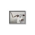 Picture of Cow with Big Horn _GroupedProduct_Rectangle_Landscape_Canvas_Framed_