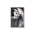 Picture of Soft Horse _GroupedProduct_Rectangle_Portrait_Canvas_Framed_
