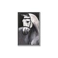 Picture of Soft Horse _GroupedProduct_Rectangle_Portrait_Canvas_Framed_