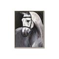 Picture of Soft Horse _GroupedProduct_Rectangle_Portrait_Canvas_Framed_
