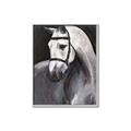 Picture of Soft Horse _GroupedProduct_Rectangle_Portrait_Canvas_Framed_