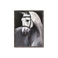 Picture of Soft Horse _GroupedProduct_Rectangle_Portrait_Canvas_Framed_