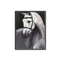 Picture of Soft Horse _GroupedProduct_Rectangle_Portrait_Canvas_Framed_