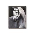 Picture of Soft Horse _GroupedProduct_Rectangle_Portrait_Canvas_Framed_