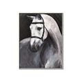 Picture of Soft Horse _GroupedProduct_Rectangle_Portrait_Canvas_Framed_