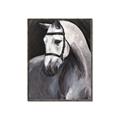 Picture of Soft Horse _GroupedProduct_Rectangle_Portrait_Canvas_Framed_