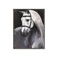 Picture of Soft Horse _GroupedProduct_Rectangle_Portrait_Canvas_Framed_