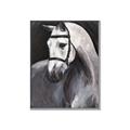 Picture of Soft Horse _GroupedProduct_Rectangle_Portrait_Canvas_Framed_