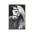 Picture of Soft Horse _GroupedProduct_Rectangle_Portrait_Canvas_Framed_