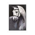 Picture of Soft Horse _GroupedProduct_Rectangle_Portrait_Canvas_Framed_