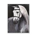 Picture of Soft Horse _GroupedProduct_Rectangle_Portrait_Canvas_Framed_