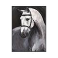 Picture of Soft Horse _GroupedProduct_Rectangle_Portrait_Canvas_Framed_
