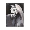 Picture of Soft Horse _GroupedProduct_Rectangle_Portrait_Canvas_Framed_