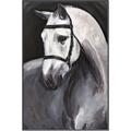 Picture of Soft Horse _GroupedProduct_Rectangle_Portrait_Canvas_Framed_