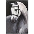 Picture of Soft Horse _GroupedProduct_Rectangle_Portrait_Canvas_Framed_