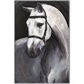 Picture of Soft Horse _GroupedProduct_Rectangle_Portrait_Canvas_Framed_