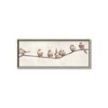 Picture of Birds on Wooden Branch _GroupedProduct_Panel_Landscape_Canvas_Framed_