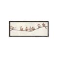 Picture of Birds on Wooden Branch _GroupedProduct_Panel_Landscape_Canvas_Framed_
