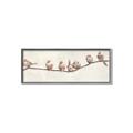 Picture of Birds on Wooden Branch _GroupedProduct_Panel_Landscape_Canvas_Framed_