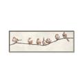 Picture of Birds on Wooden Branch _GroupedProduct_Panel_Landscape_Canvas_Framed_